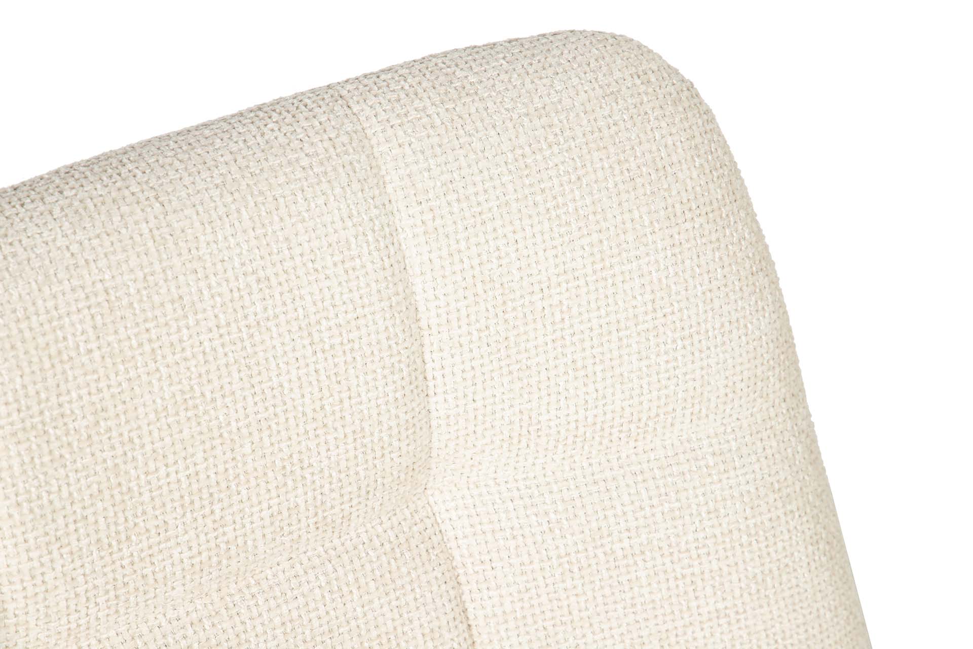 SILLA METAL CHENILLA BEIGE 48x56x80 CM - Min.4 uds