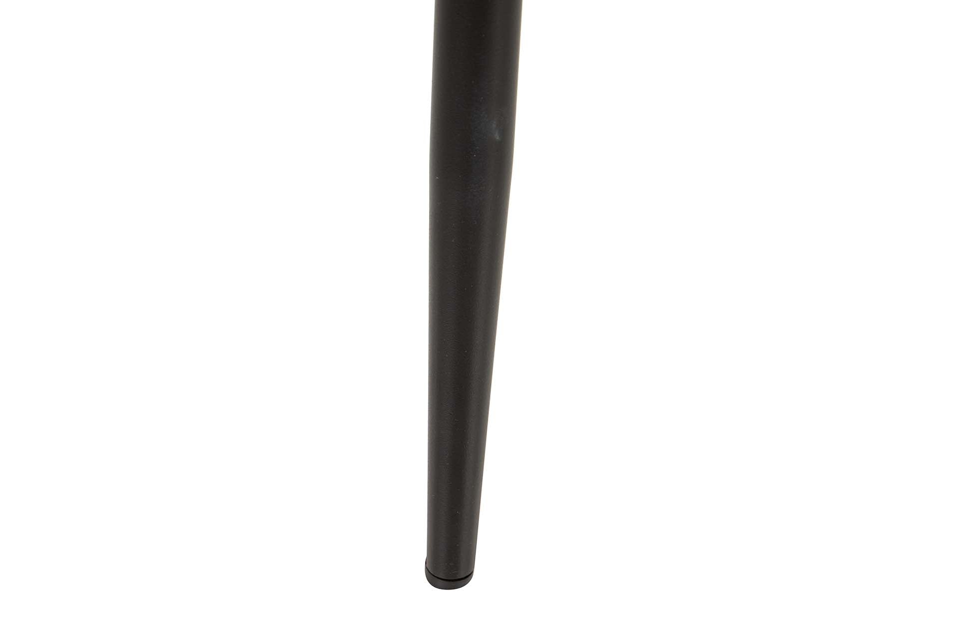 SILLA METAL POLIESTER GRANATE NEGRO 48x56x80 CM - Min.4 uds