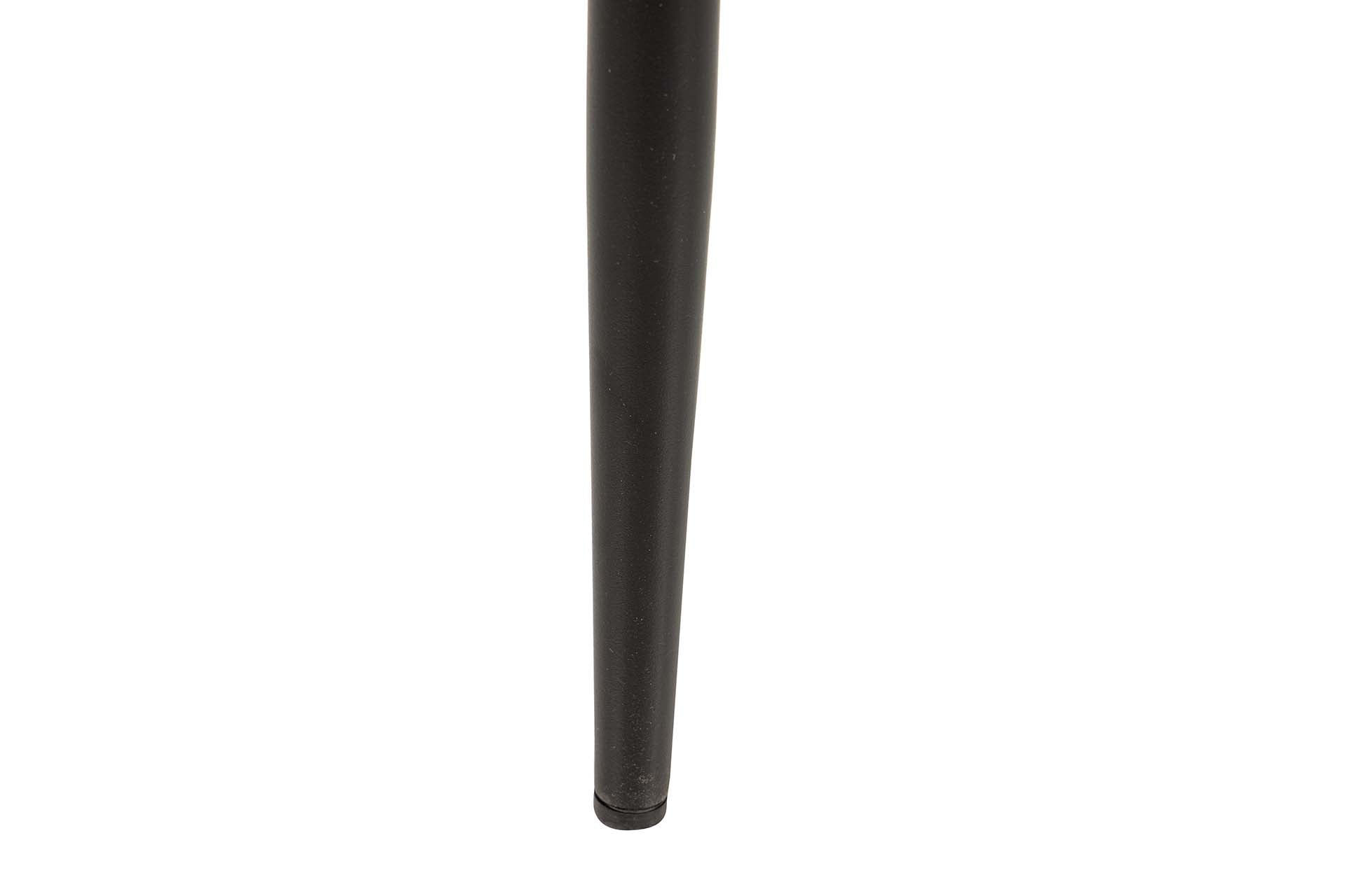 SILLA METAL POLIESTER NARANJA NEGRO 48x56x80 CM - Min.4 uds