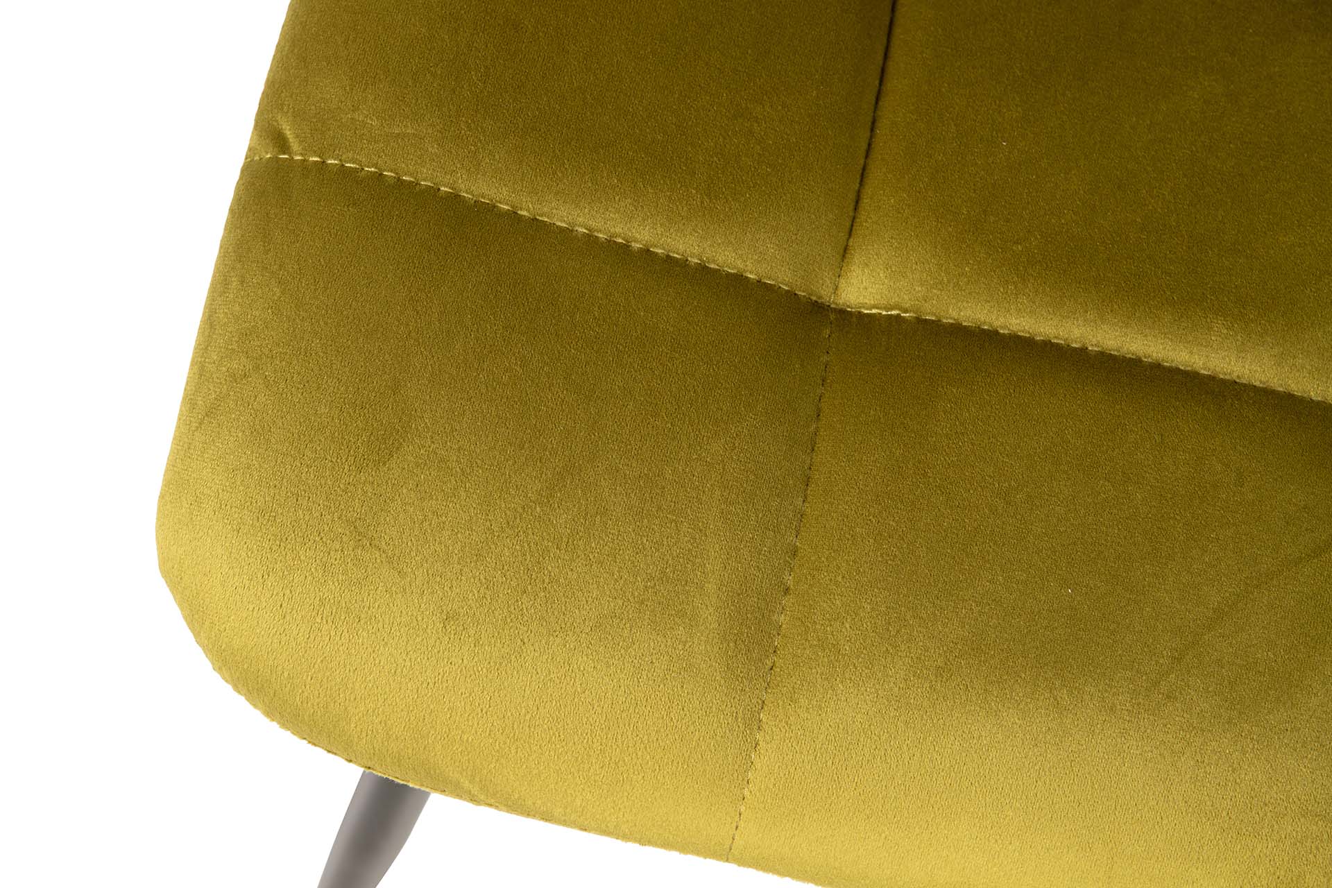 SILLA METAL VELVET VERDE NEGRO 48x56x80 CM - Min.4 uds