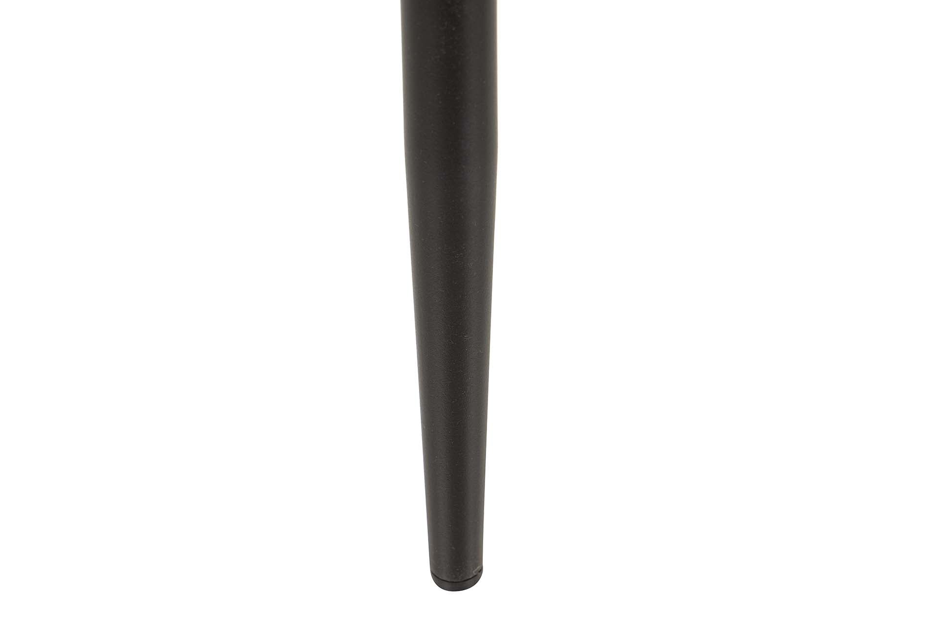 SILLA METAL VELVET AZUL NEGRO 48x56x80 CM - Min.4 uds