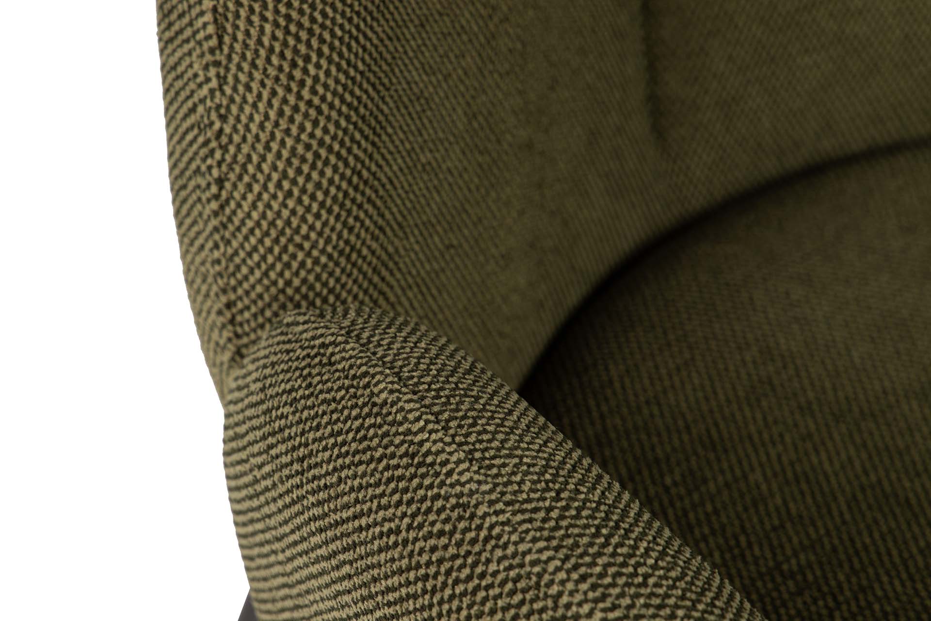 SILLA METAL POLIESTER VERDE NEGRO 59x62x80 CM - Min.2 uds