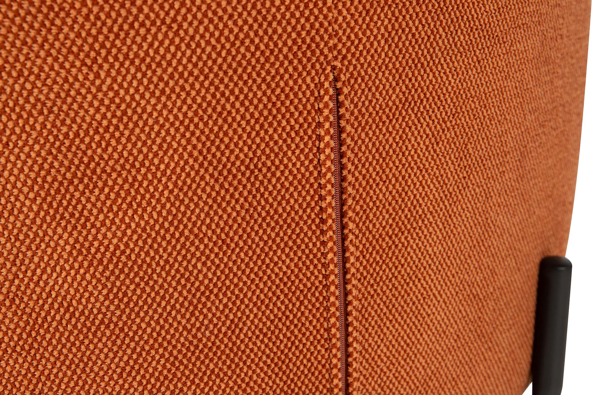 SILLA METAL POLIESTER NARANJA NEGRO 59x62x80 CM - Min.2 uds