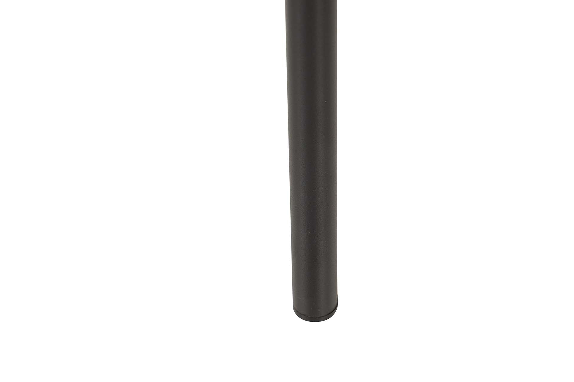 SILLA METAL POLIESTER AMARILLO NEGRO 59x62x80 CM - Min.2 uds