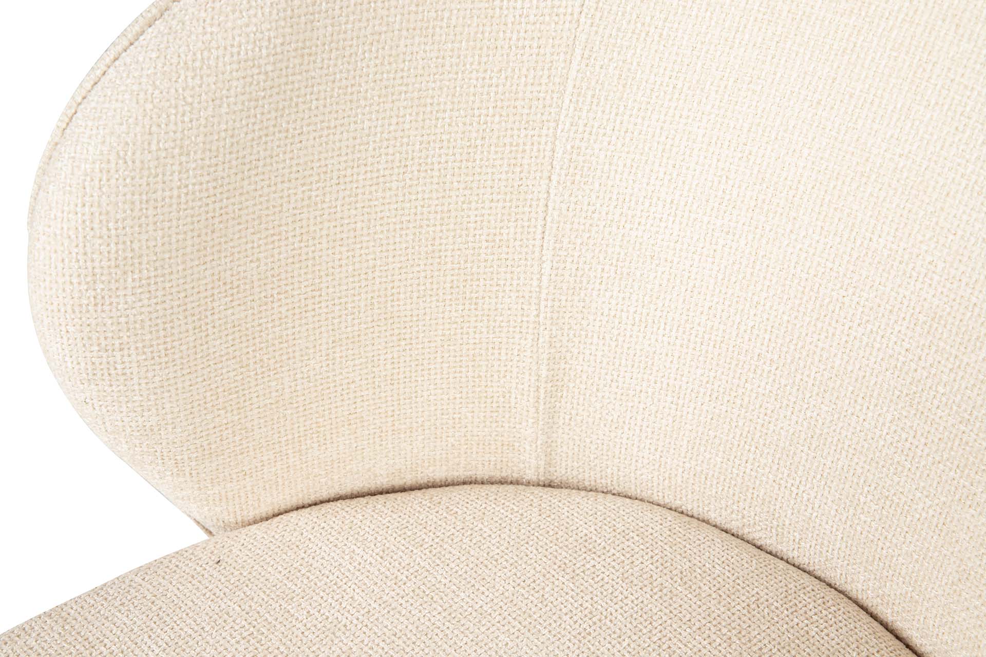 SILLA METAL POLIESTER BEIGE NEGRO 57x56x80 CM - Min.2 uds