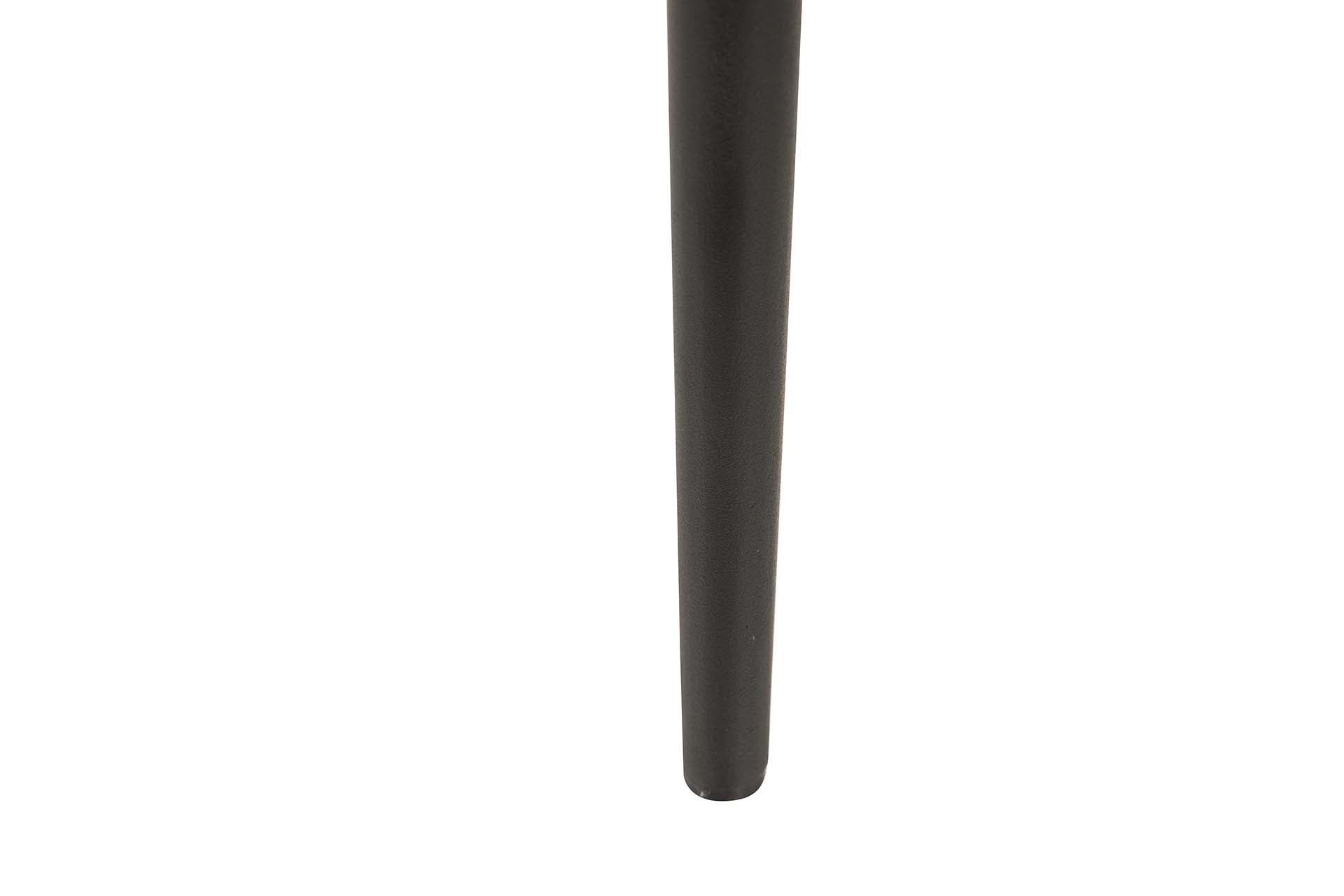 SILLA METAL POLIESTER BEIGE NEGRO 57x56x80 CM - Min.2 uds