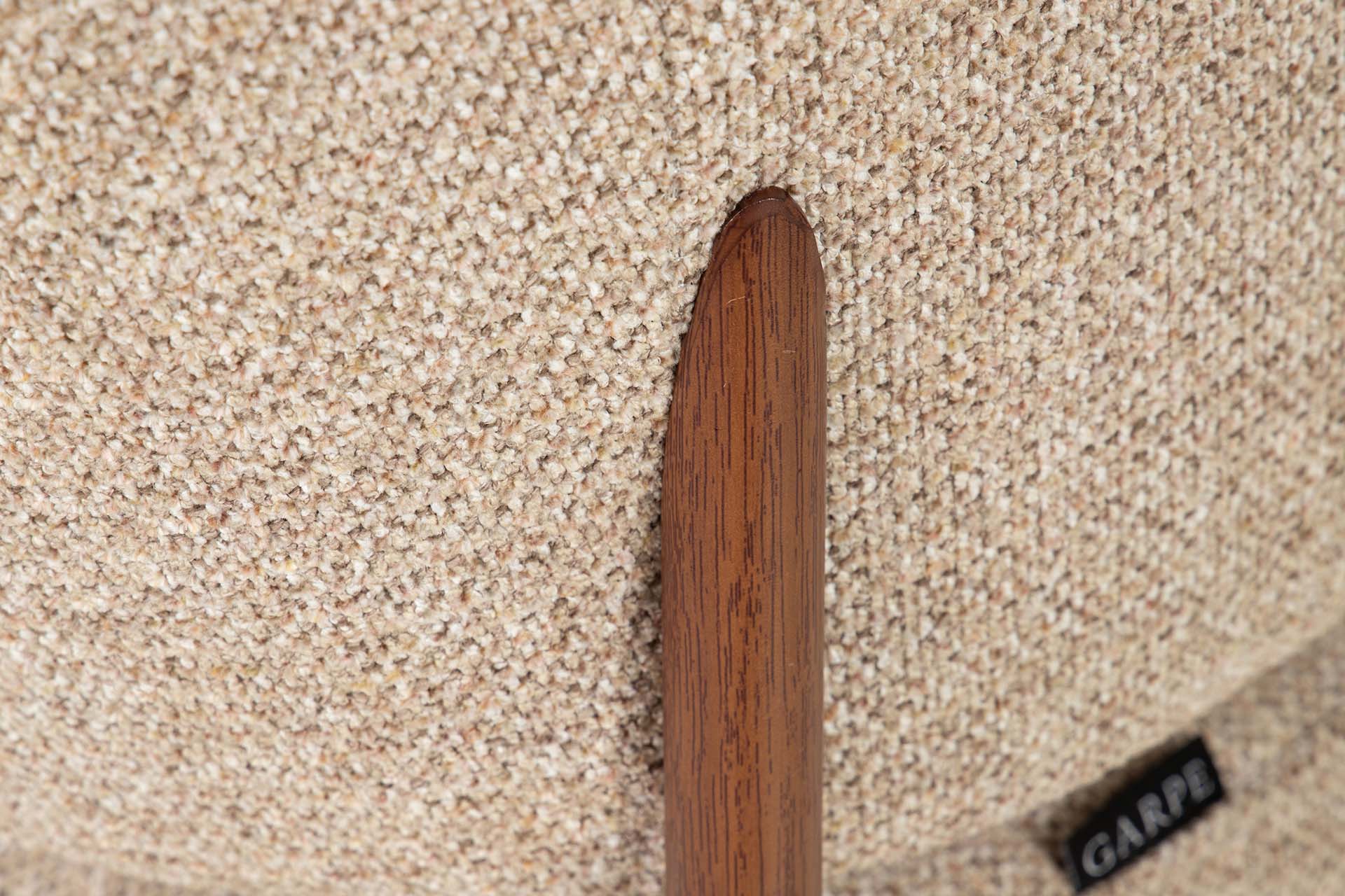 SILLA METAL CHENILLA MARRON 60x56x79 CM - Min.2 uds