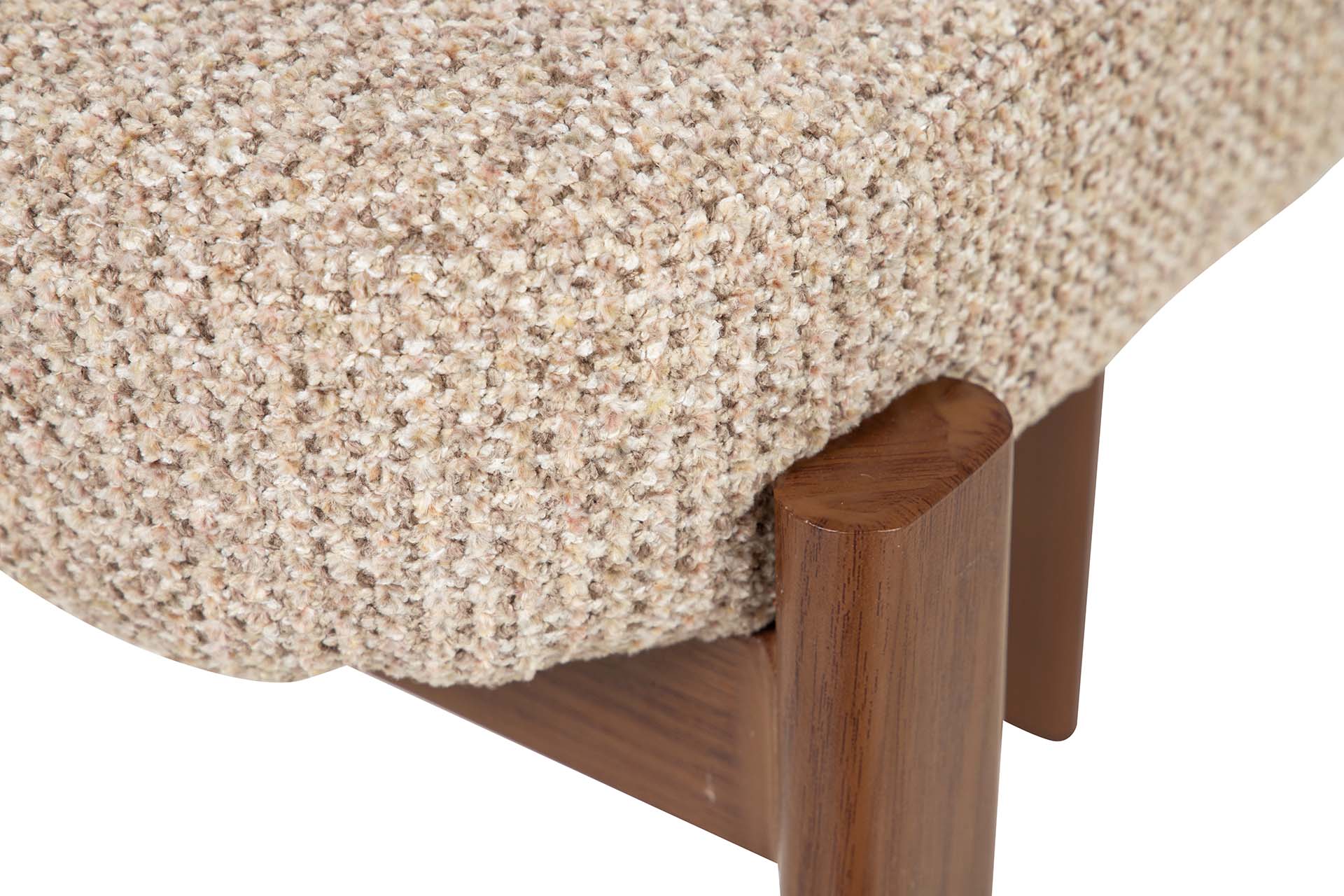 SILLA METAL POLIESTER MARRON 56x56x82 CM - Min.2 uds