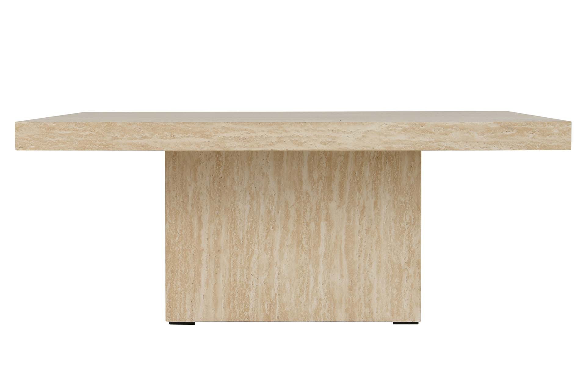 MESA DE CENTRO MDF MARRON 80x80x32 CM