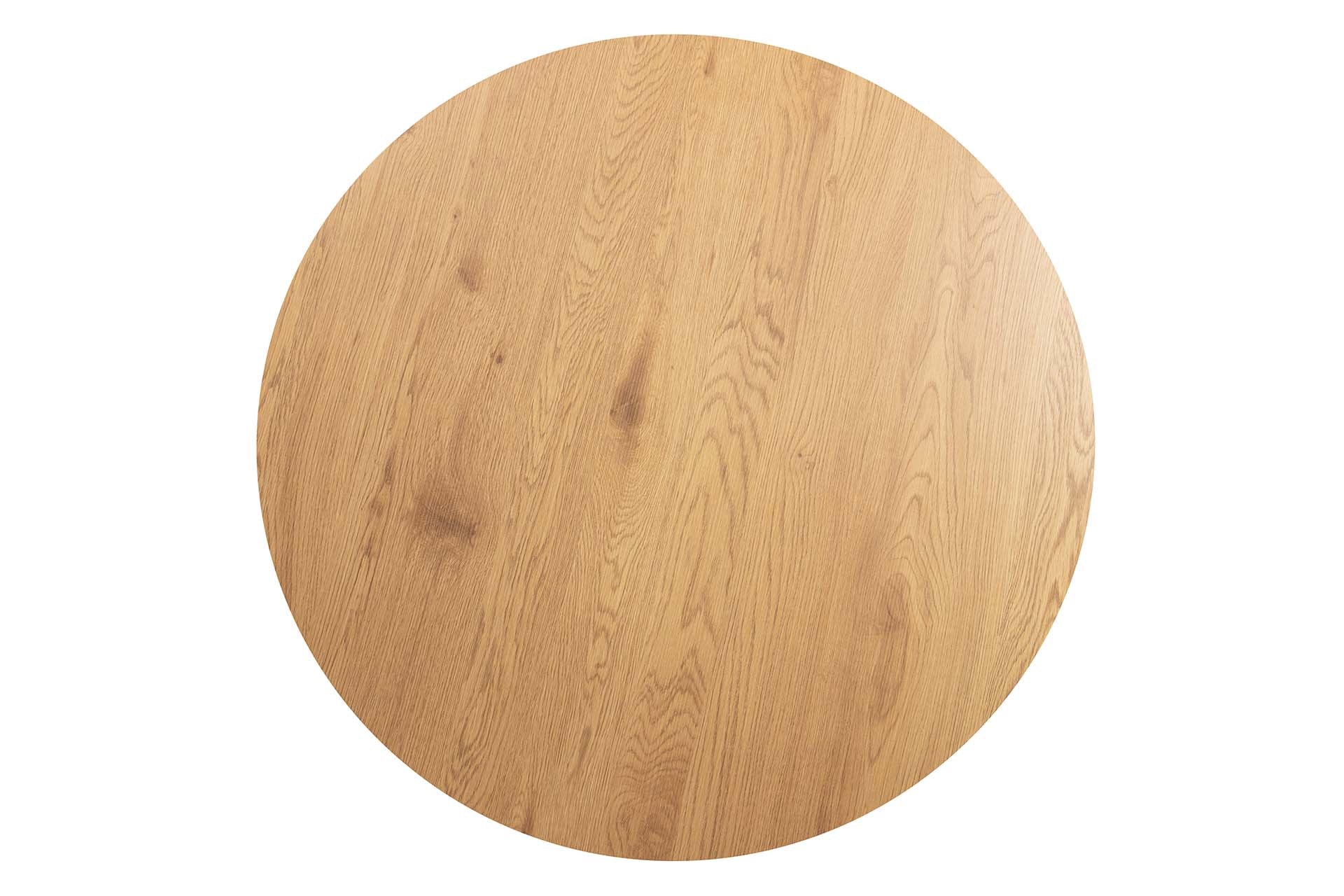 MESA DE COMEDOR MDF METAL MARRON 100x100x75CM