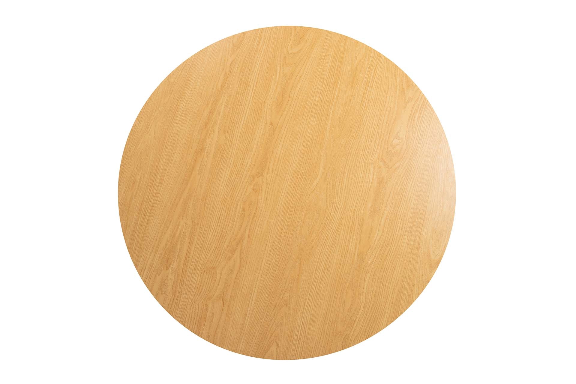 MESA DE COMEDOR MDF METAL MARRON 100x100x75 CM