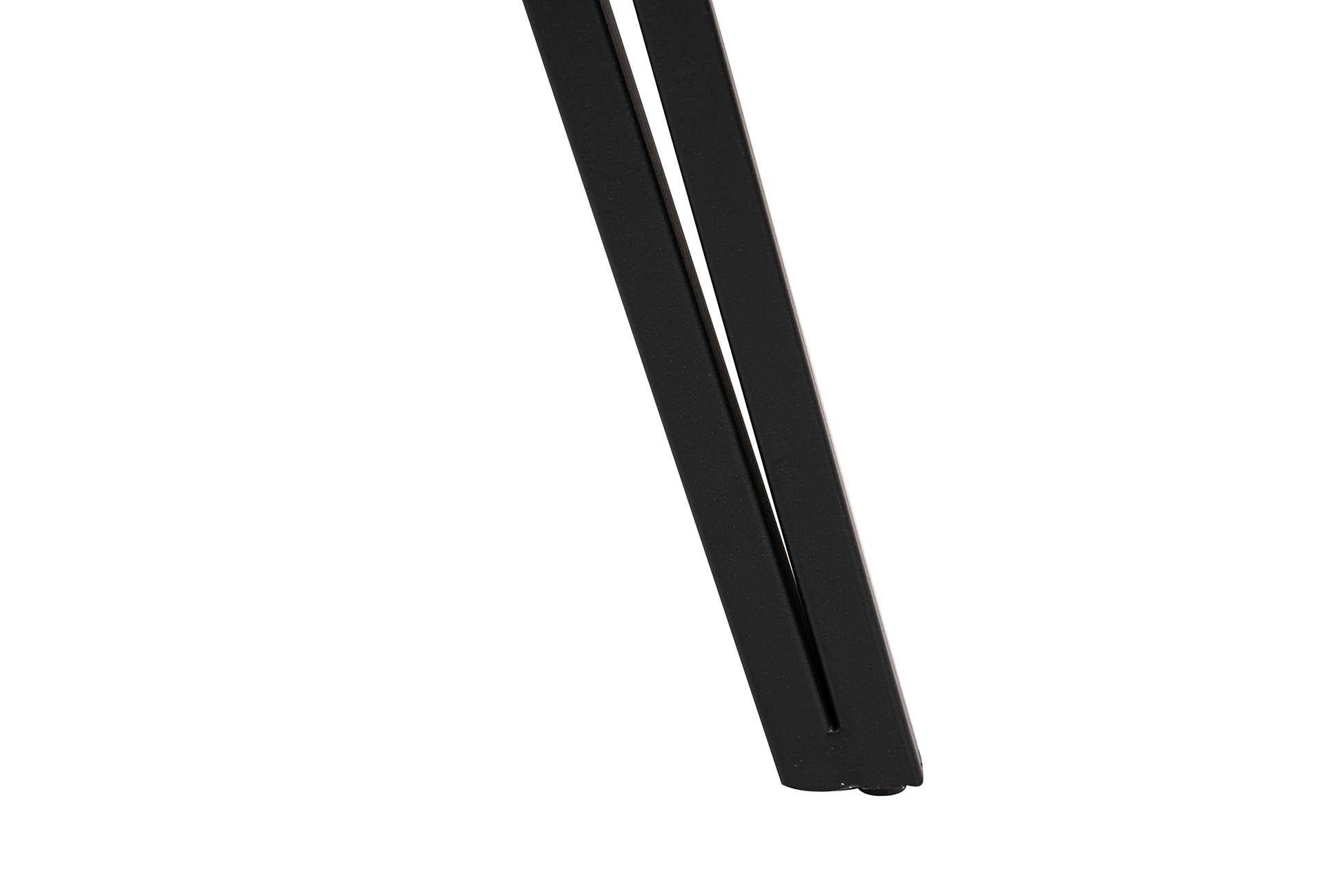 MESA DE COMEDOR MDF METAL MARRON 100x100x75 CM