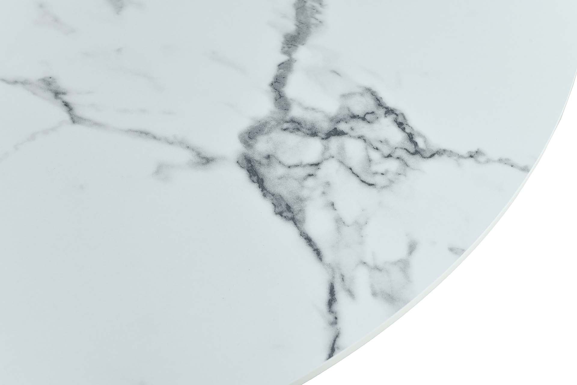 MESA DE COMEDOR MDF METAL GRIS NEGRO 100x100x75 CM