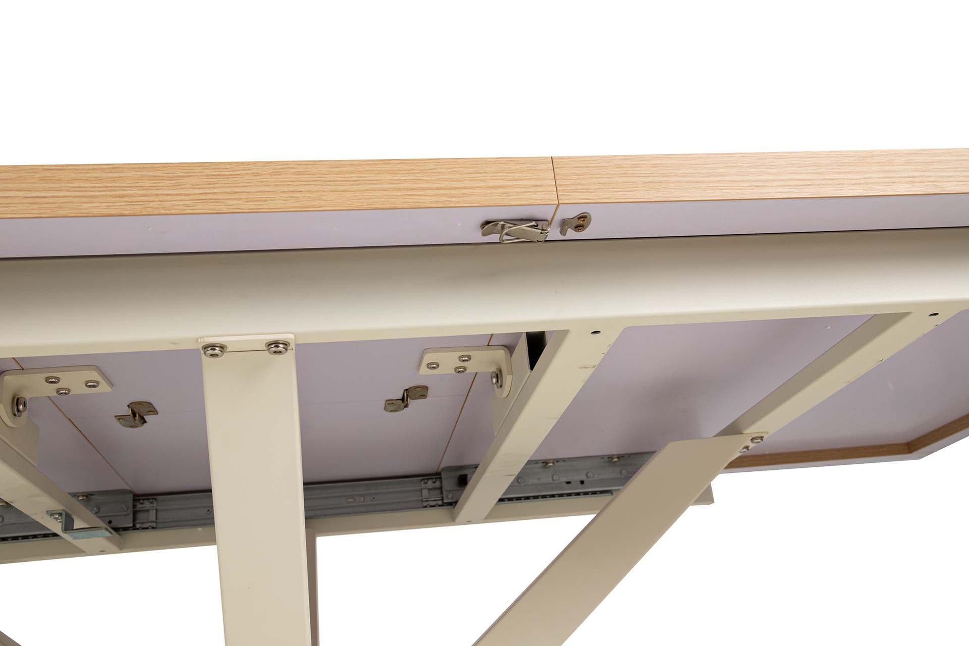 MESA DE COMEDOR EXTENSIBLE MDF 160-200x90x75 CM