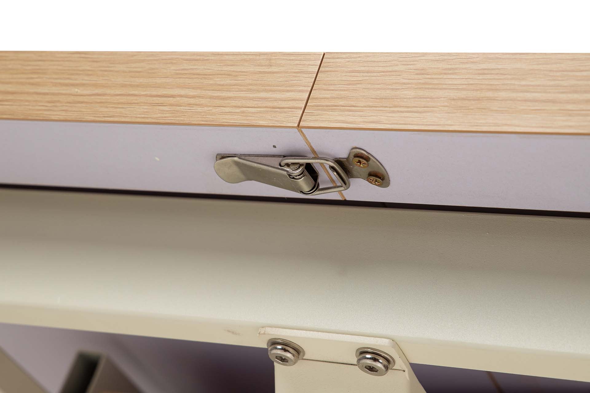 MESA DE COMEDOR EXTENSIBLE MDF 160-200x90x75 CM