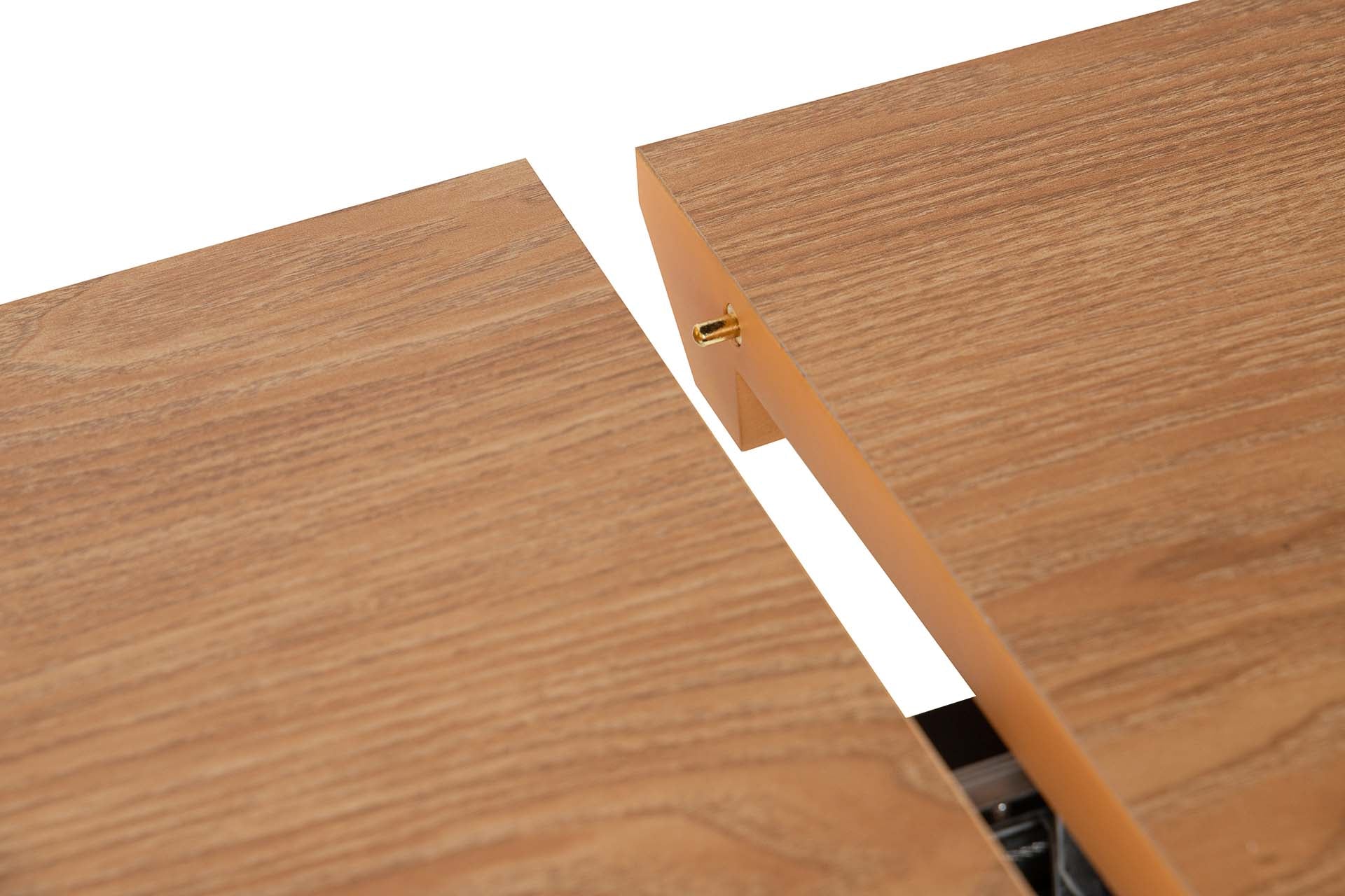 MESA DE COMEDOR EXTENSIBLE MDF 120-160x90x75 CM