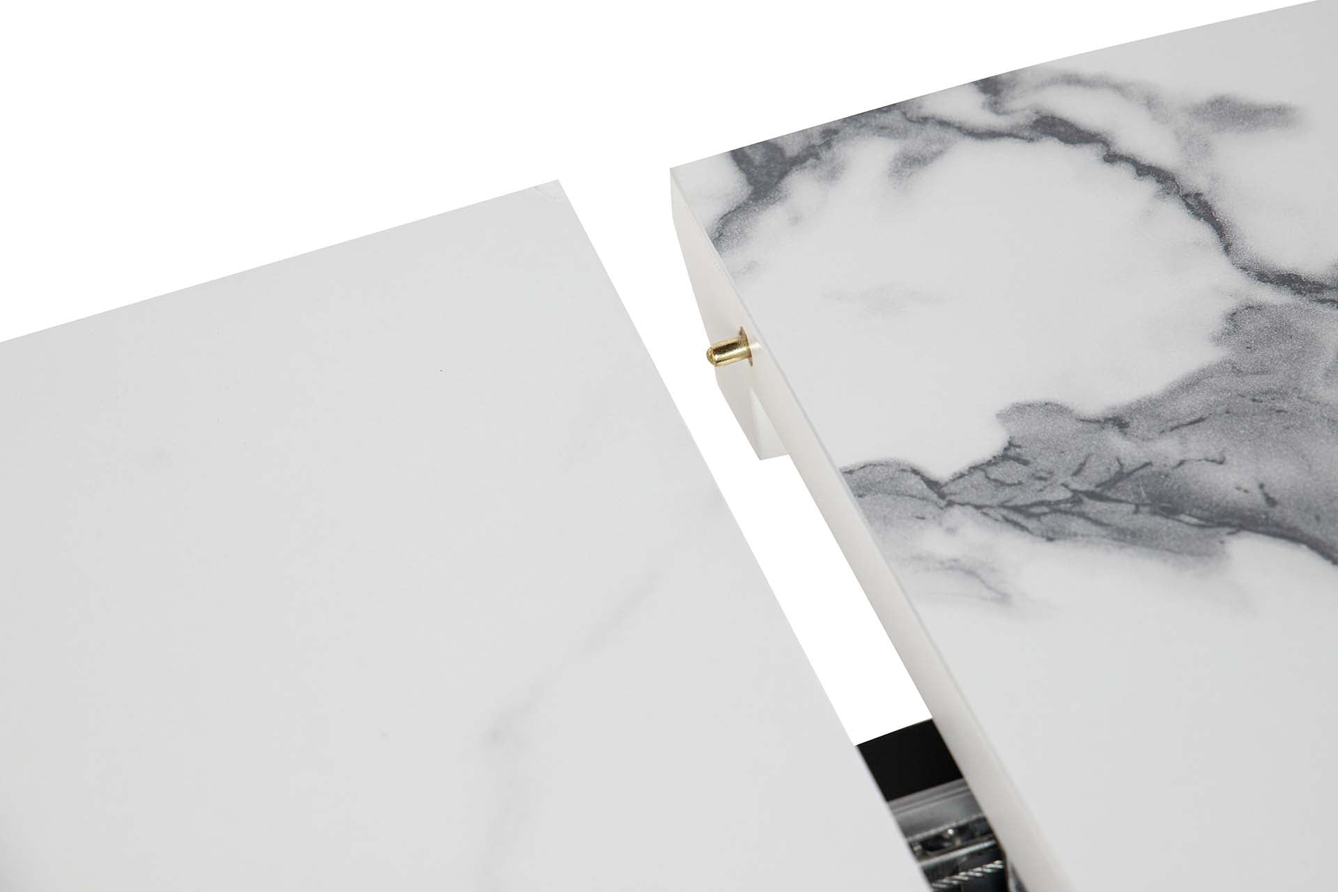 MESA DE COMEDOR EXTENSIBLE MDF 120-160x90x75 CM