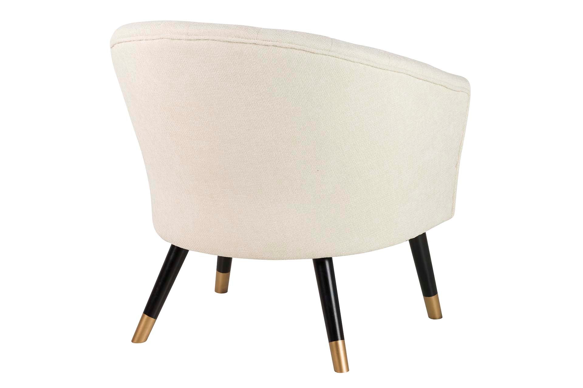 BEIGE CHENILLE ARMCHAIR 70x72x80 CM