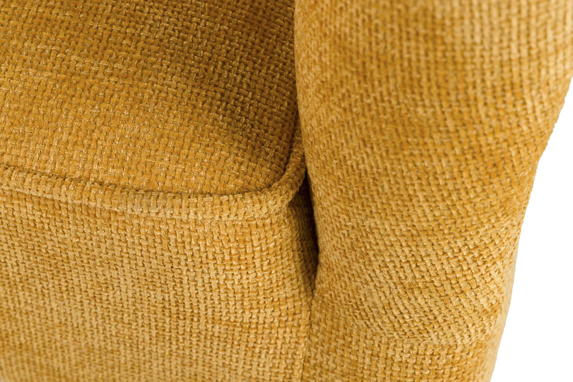 SOFA CHENILLA AMARILLO 129x72x80 CM