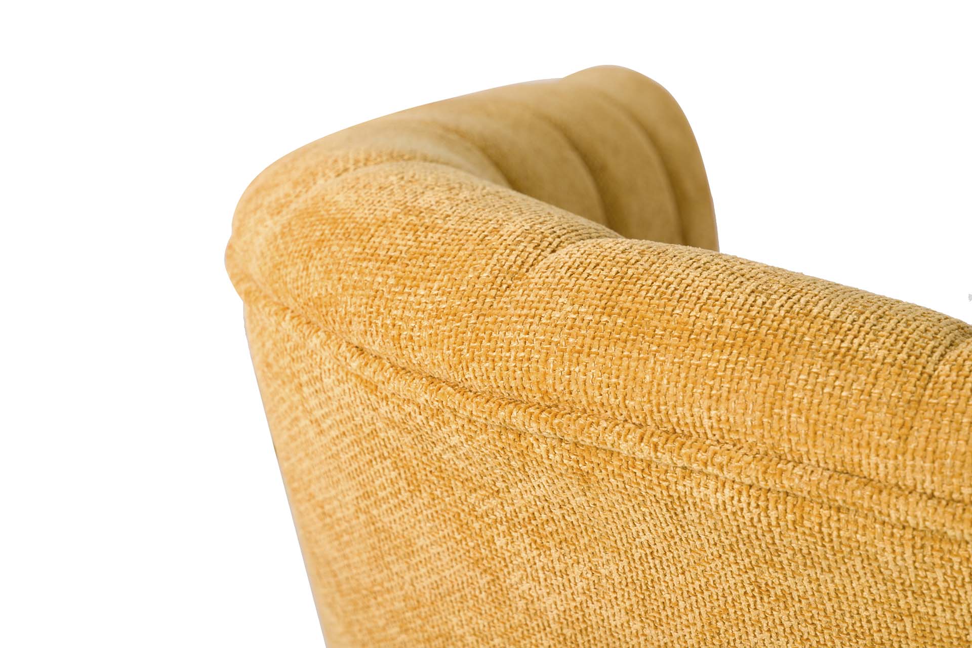 YELLOW CHENILLE SOFA 129x72x80 CM
