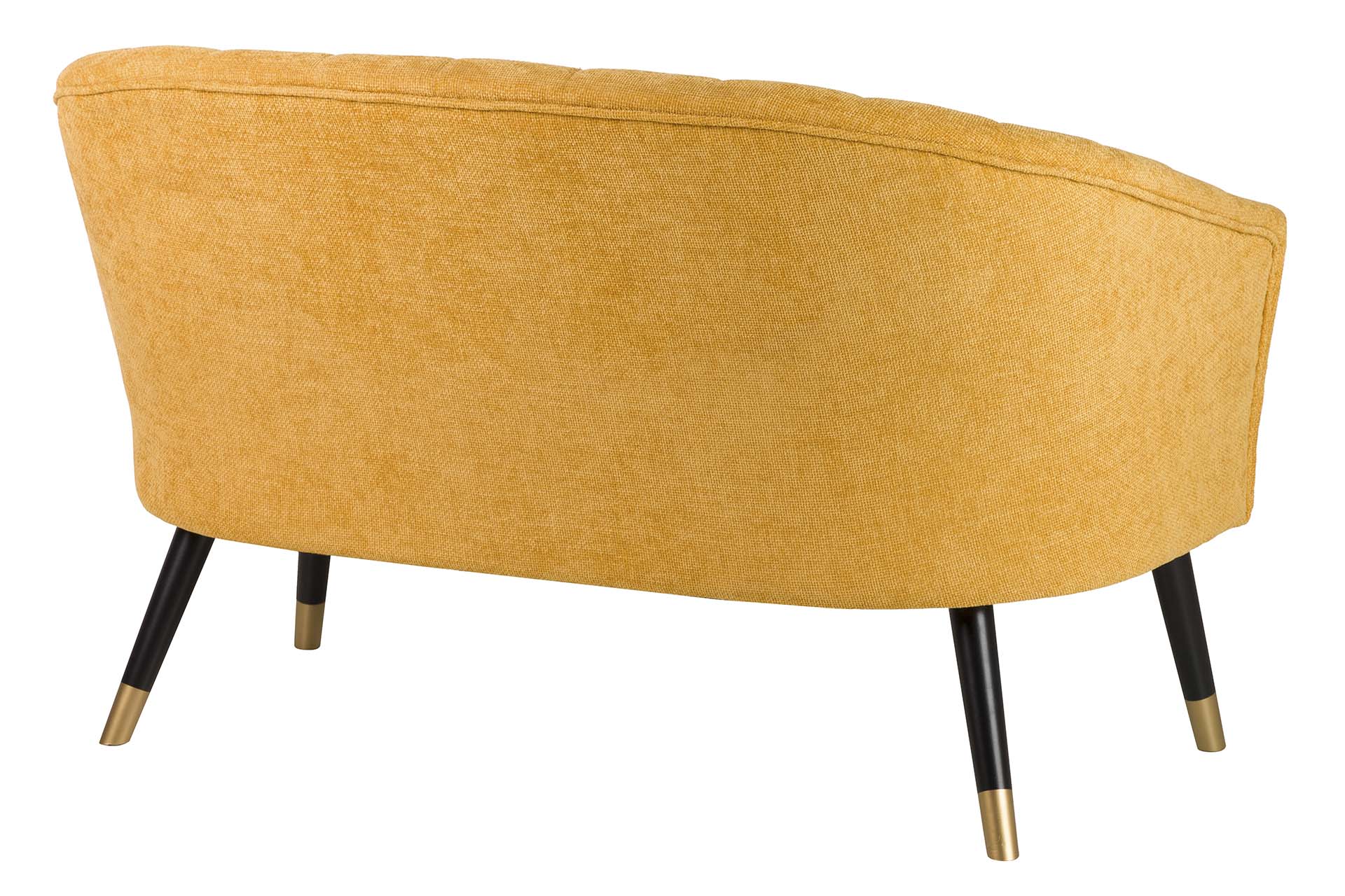 YELLOW CHENILLE SOFA 129x72x80 CM