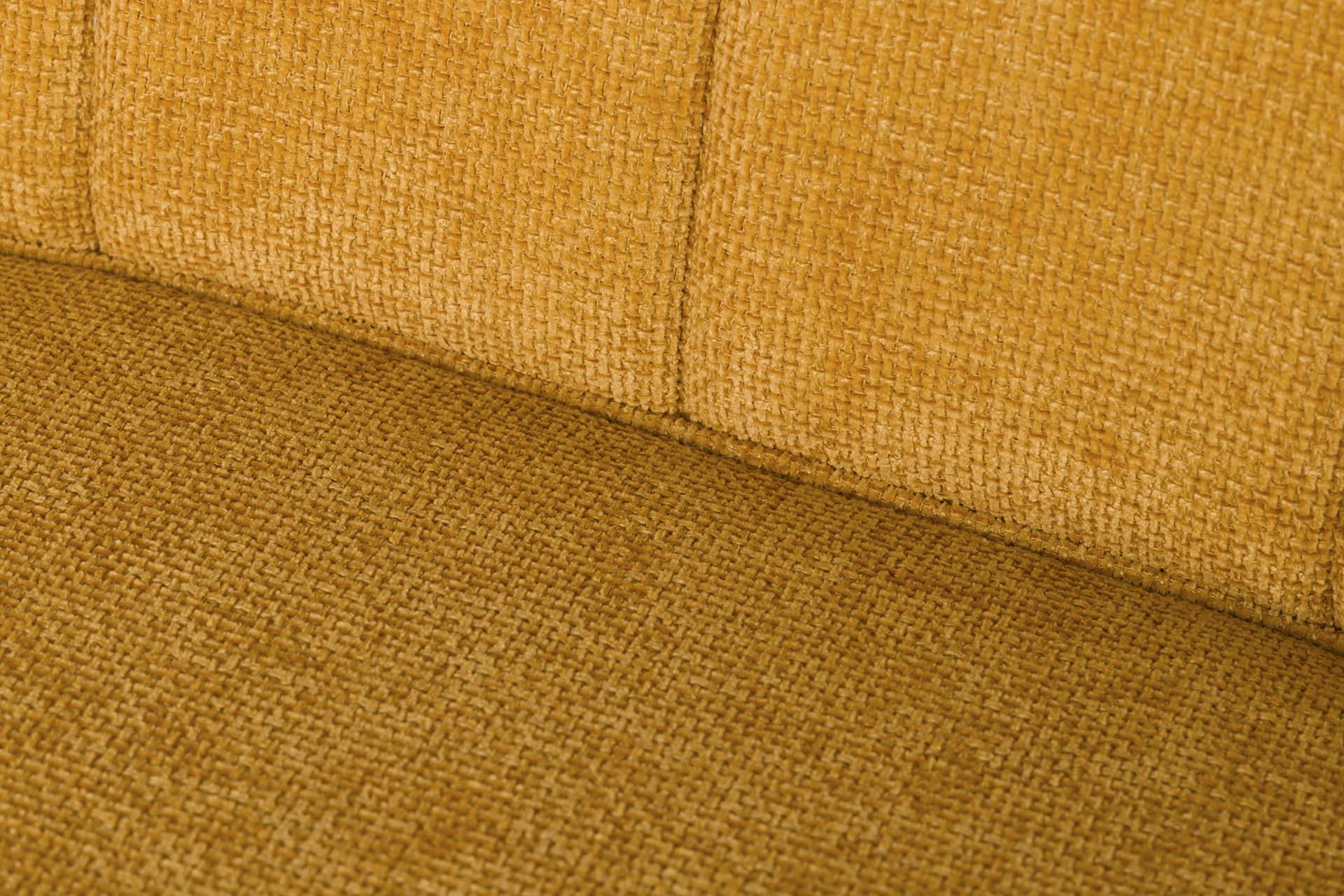 SOFA CHENILLA AMARILLO 129x72x80 CM