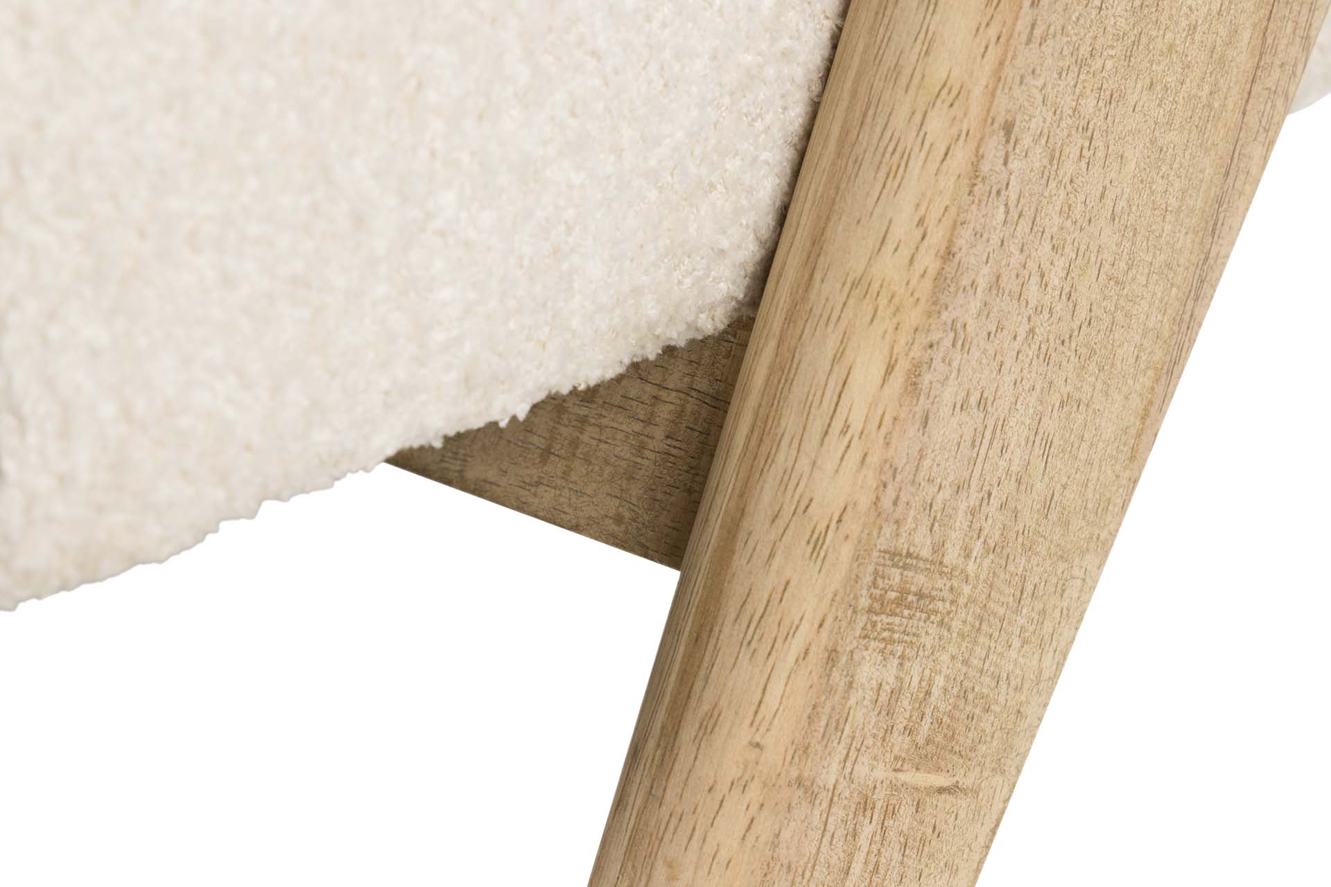 SILLON BOUCLE BLANCO 74x76x85 CM