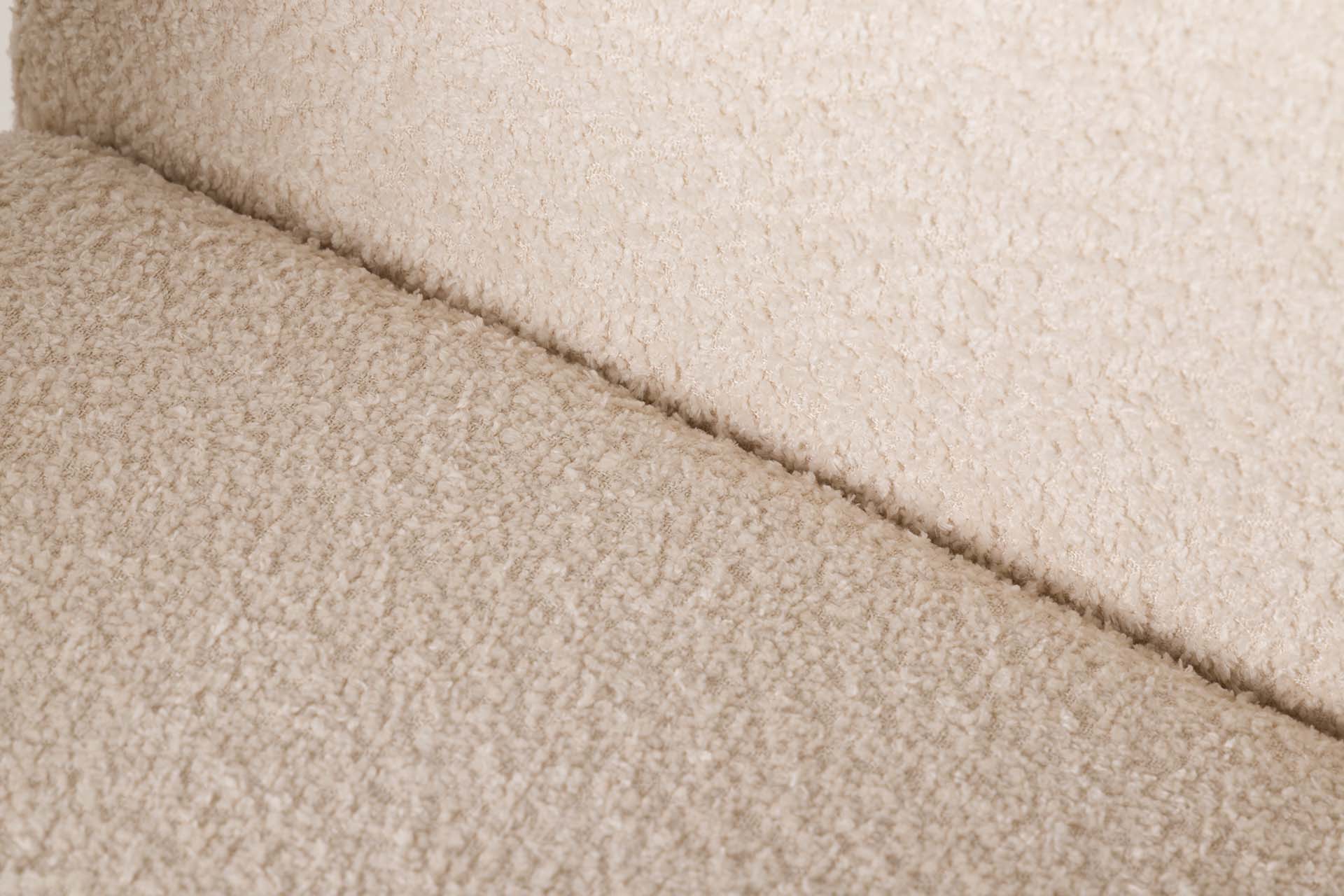 SILLON BOUCLE BLANCO 74x76x85 CM