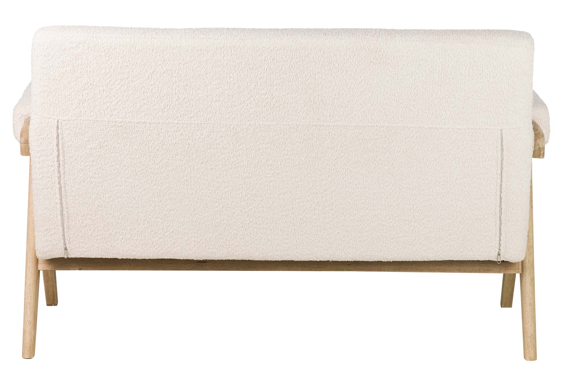 SOFA BOUCLE BLANCO 134x76x85 CM