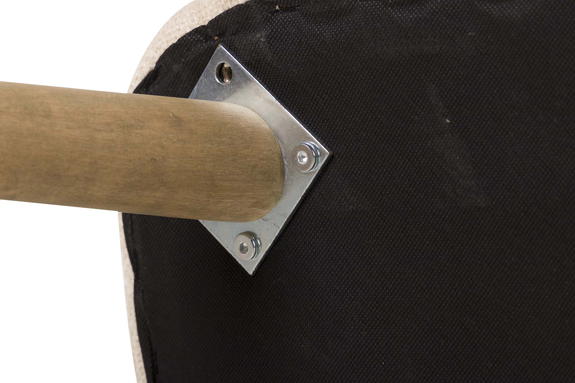 BEIGE CHENILLE ARMCHAIR 71x72x79 CM