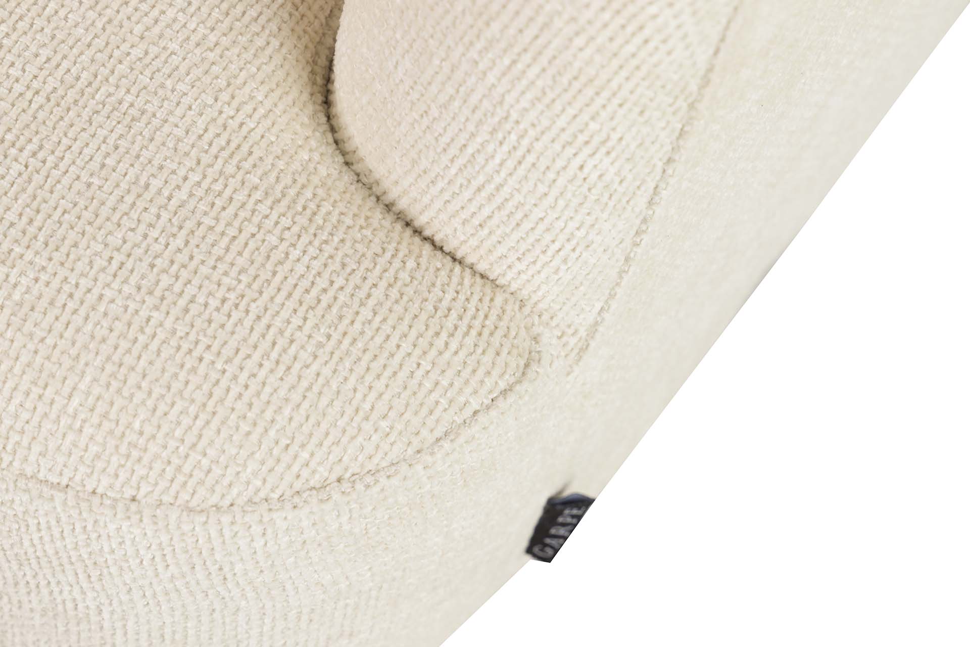 BEIGE CHENILLE ARMCHAIR 71x72x79 CM