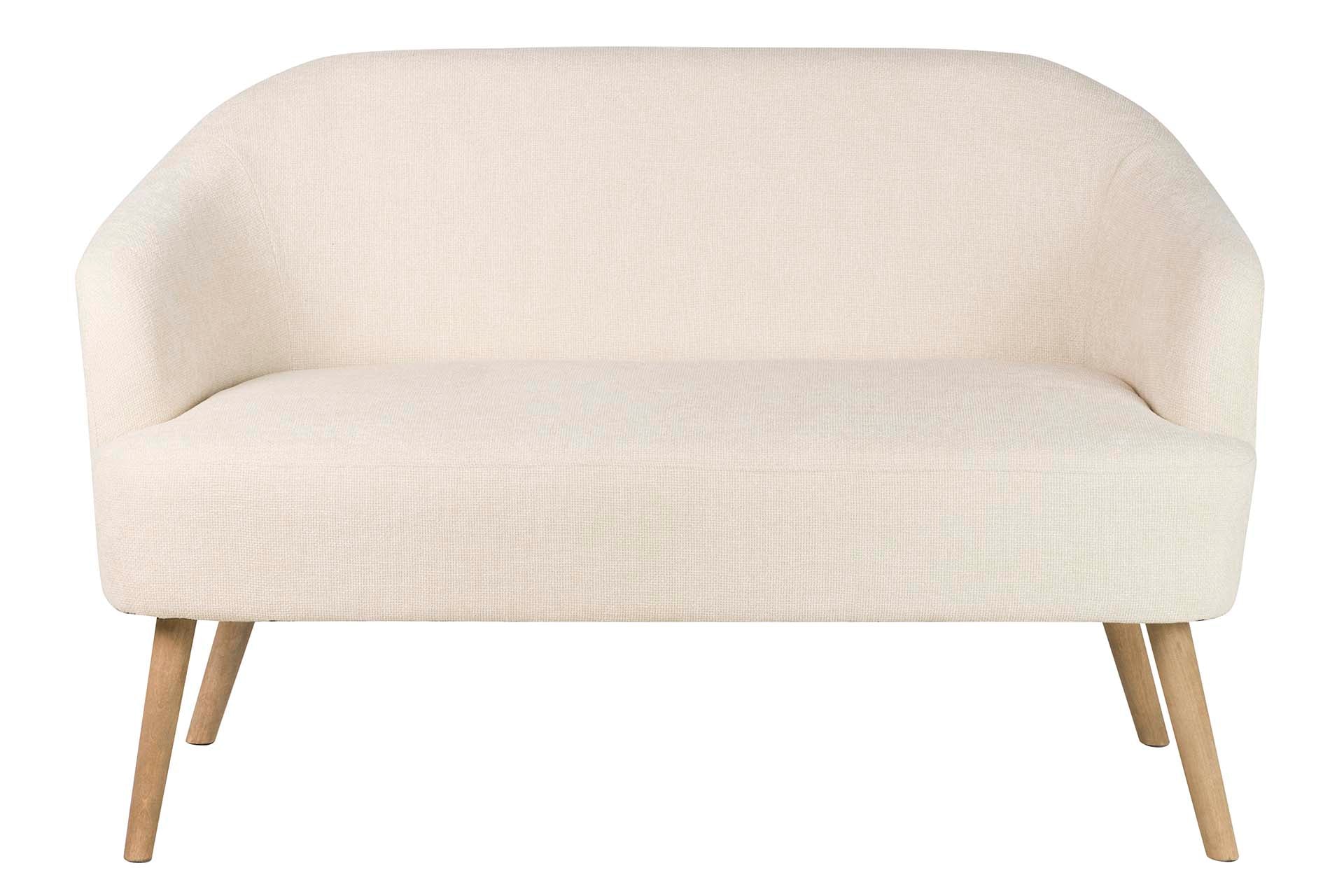 SOFA CHENILLA BEIGE 131x72x79 CM