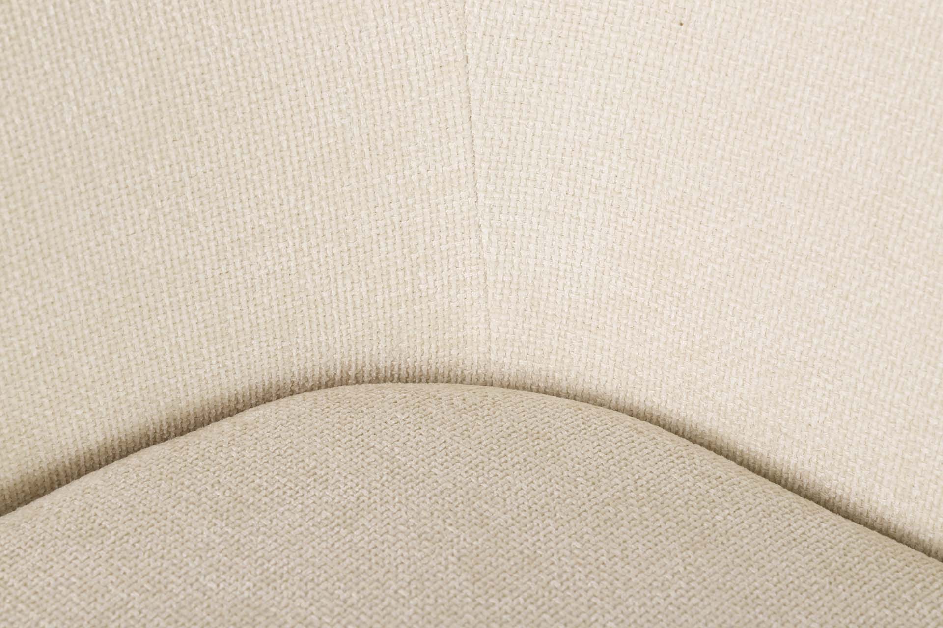 BEIGE CHENILLE SOFA 131x72x79 CM
