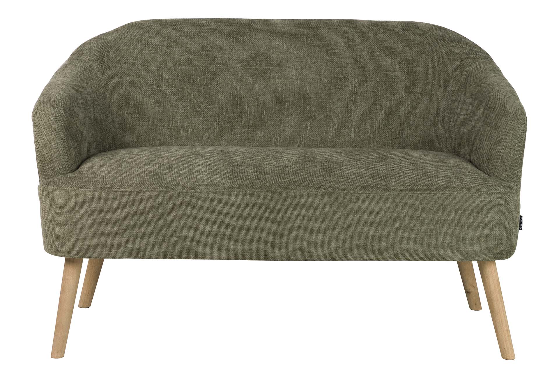 SOFA CHENILLA VERDE 131x72x79 CM