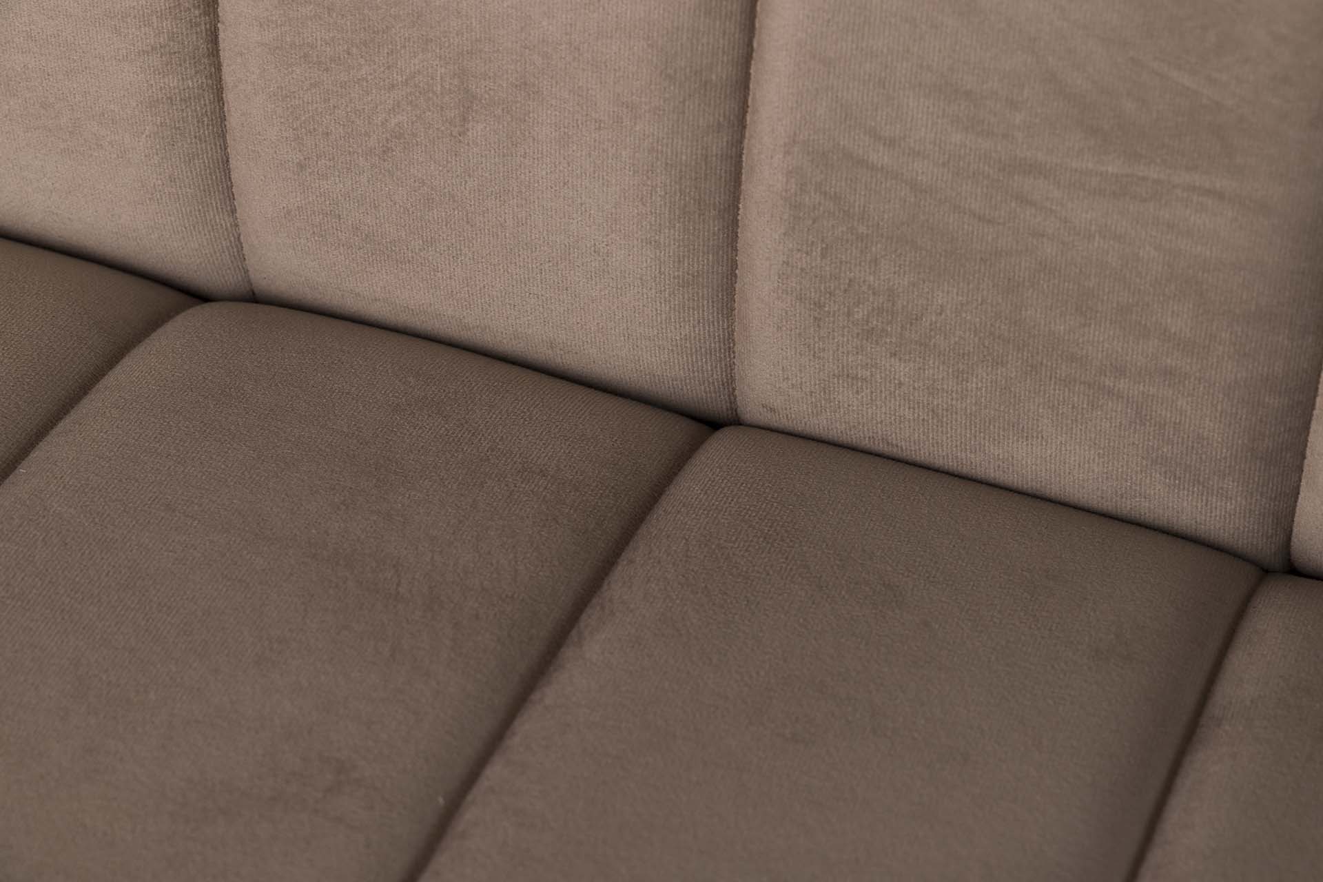 SOFA VELVET MARRON 130x70x74 CM