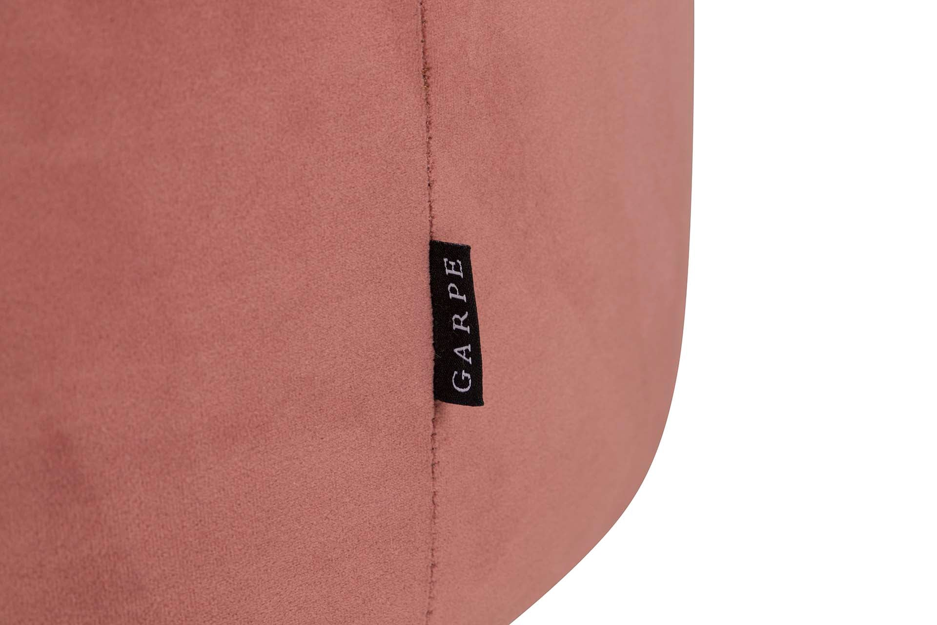 Pink Velvet Sofa 195x84x76 cm