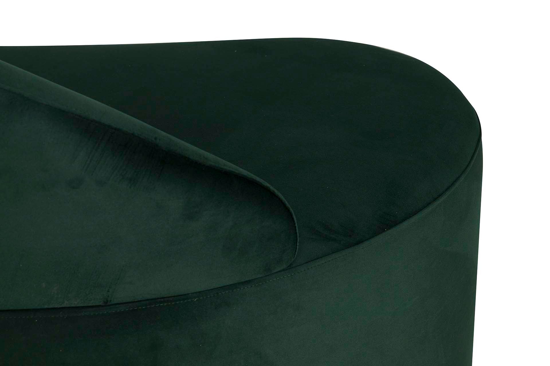 SOFA VELVET VERDE 195x84x76 CM