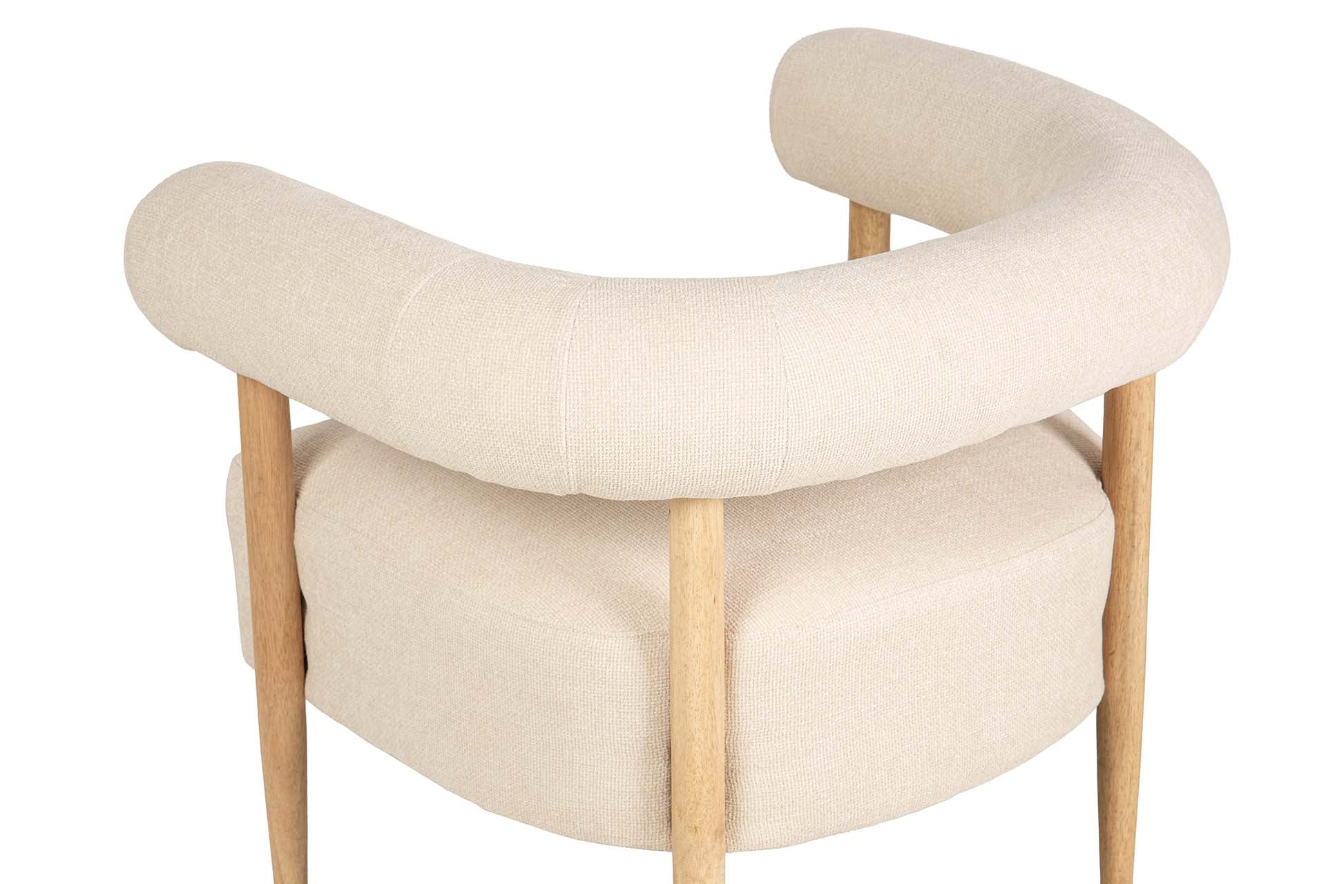 SILLON CHENILLA BLANCO 82x67x70 CM