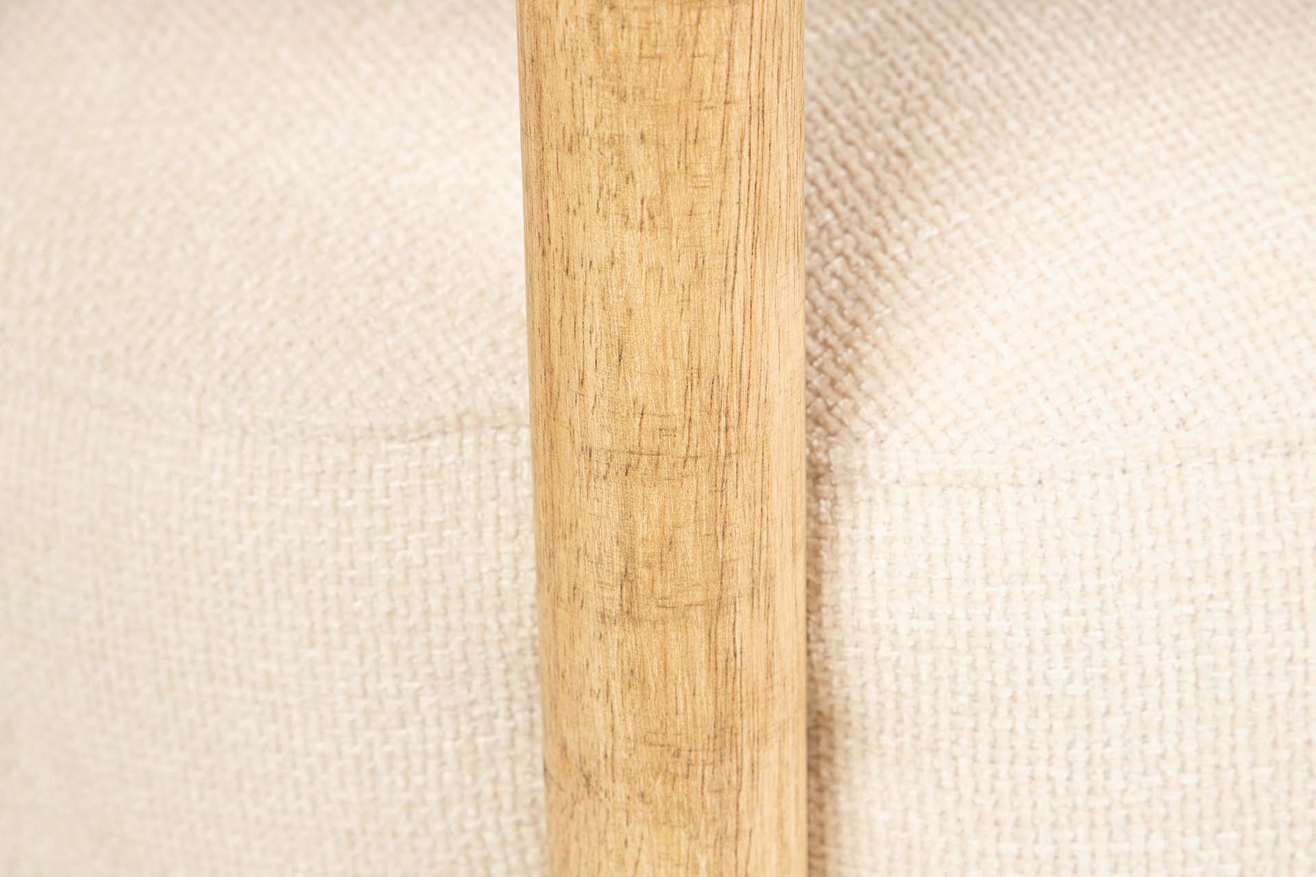 SOFA CHENILLE BLANCO 143x67x70 CM