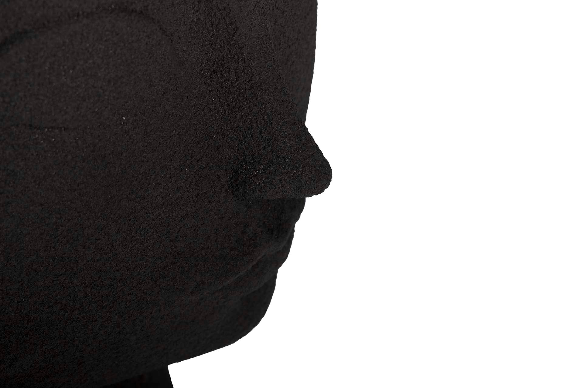 POTE DE POLIRESINA BLACK FACES 49x49x62 CM