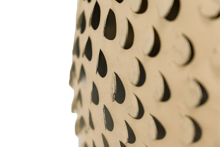 FIGURA PEZ METAL BLANCO 49x15x42 CM