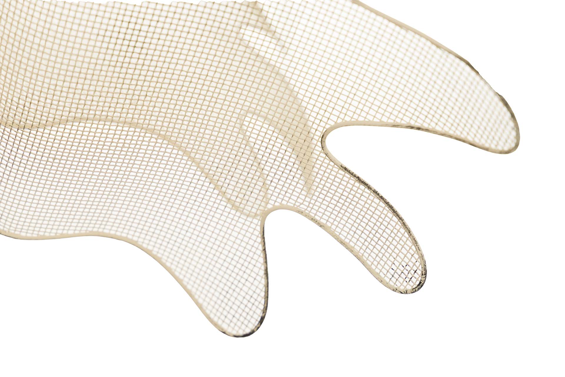 White Metal Hanging Fish Figurine 98x77x62 cm