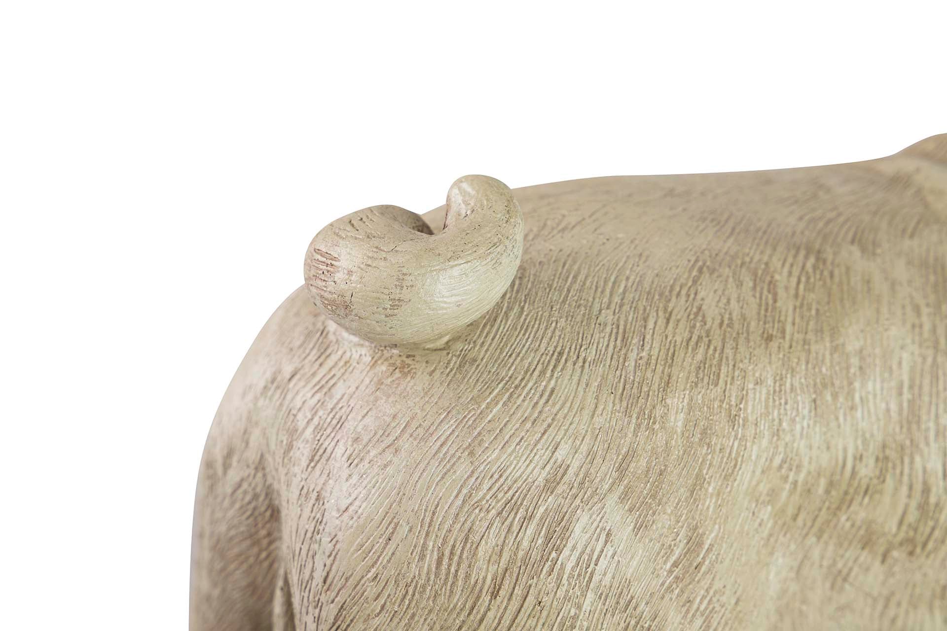 FIGURA DE RESINA DE BULLDOG FRANCÊS 33x16x30 CM