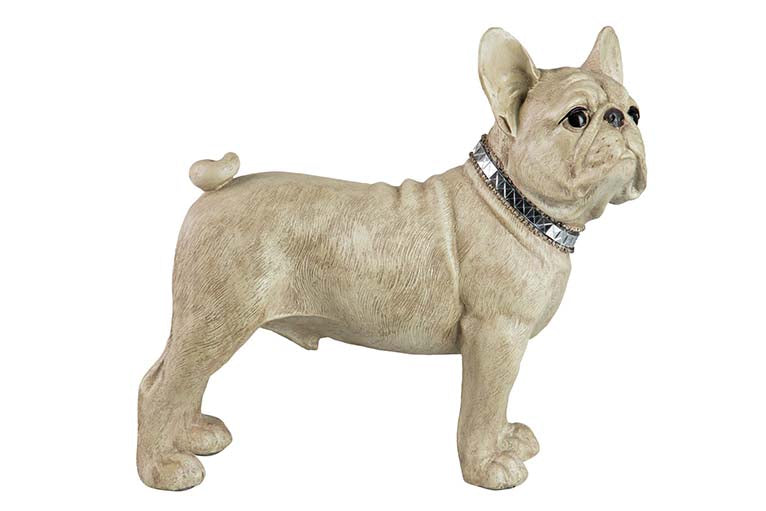FRENCH BULLDOG RESIN FIGURE 33x16x30 CM