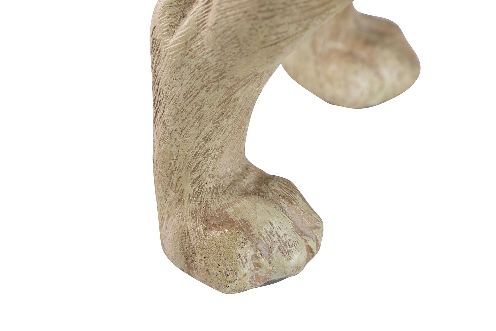 FIGURA DE RESINA DE BULLDOG FRANCÊS 33x16x30 CM
