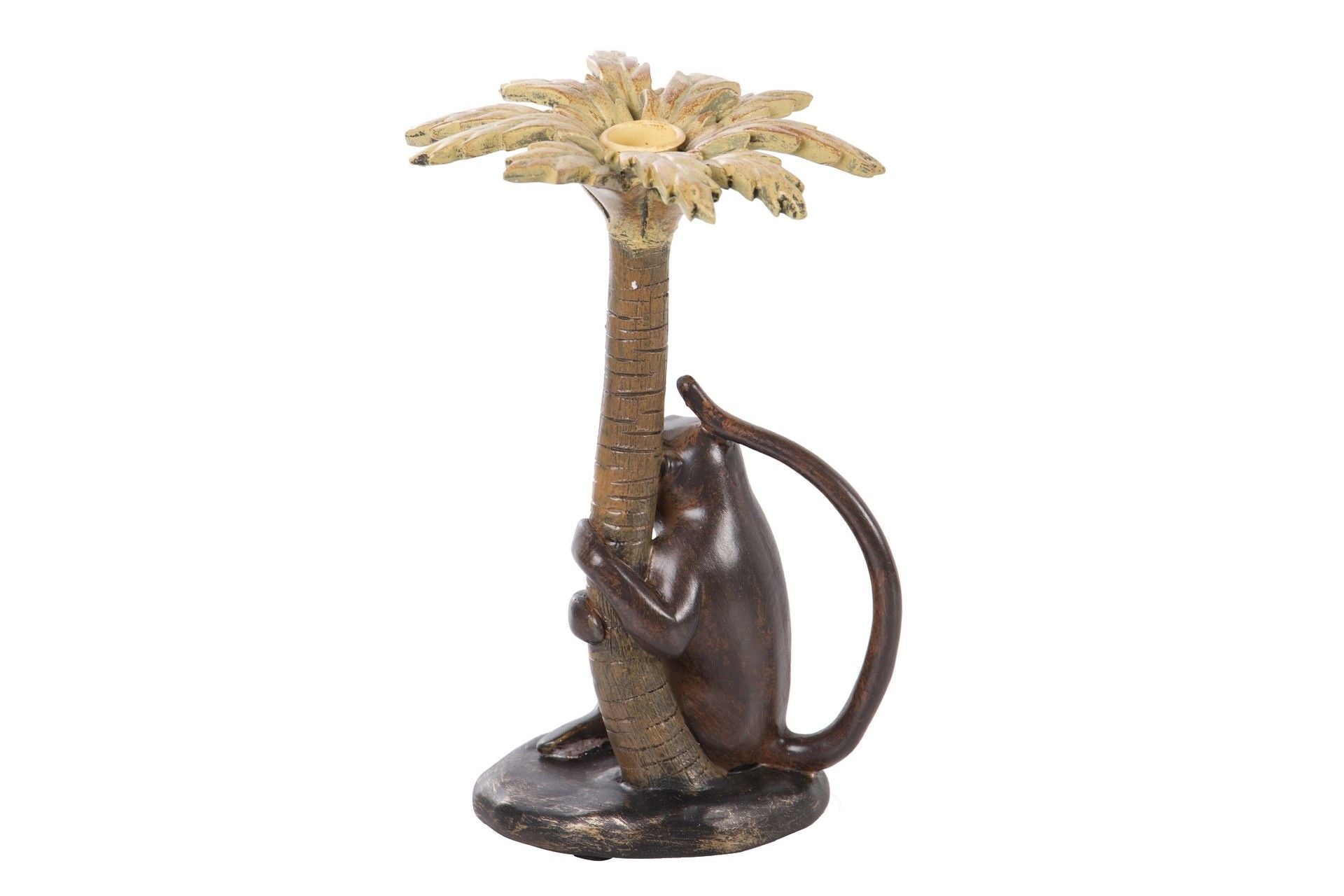 RESIN MONKEY CANDELABRA 16x16x26 CM