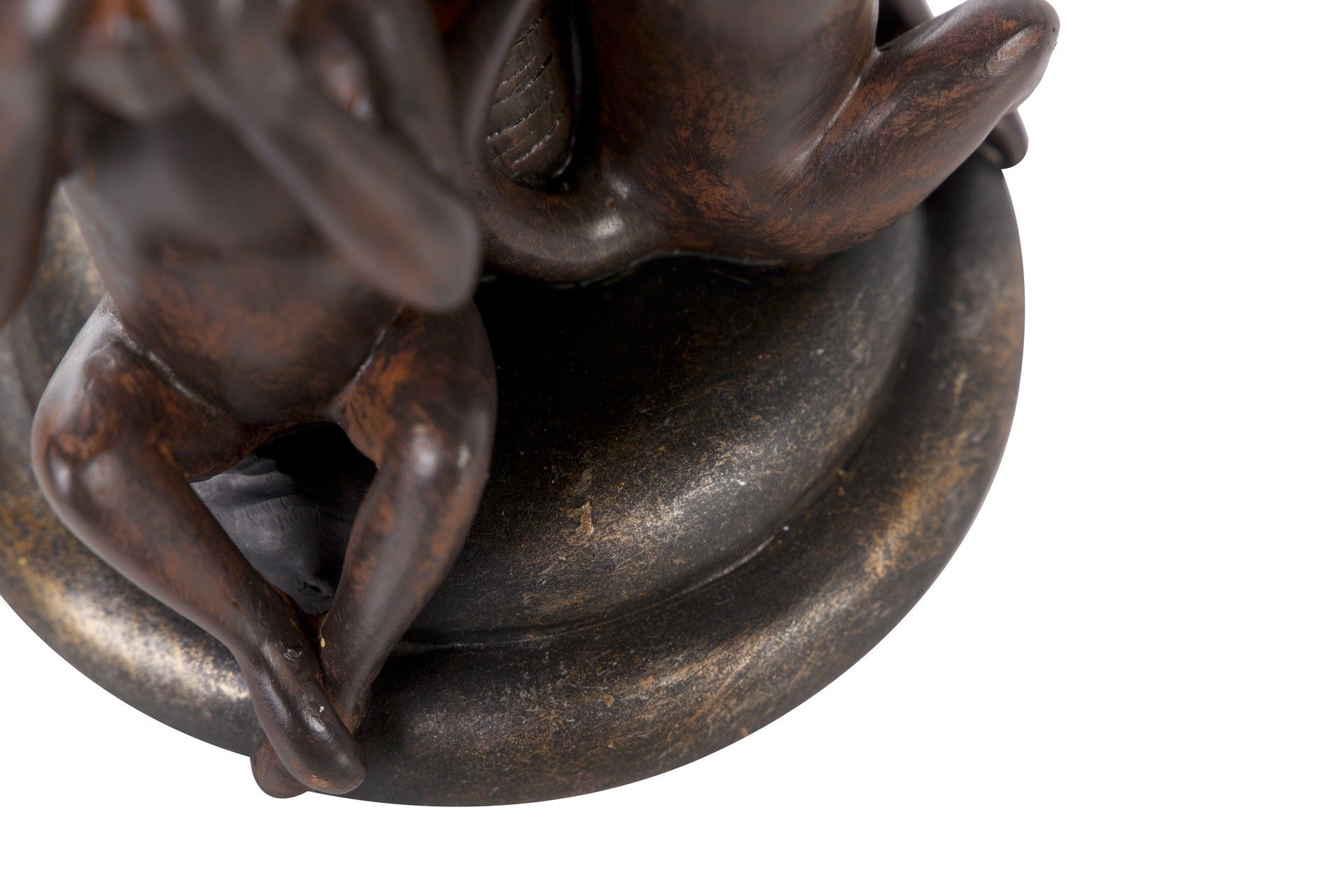 RESIN MONKEY CANDELABRA 22x21x37 CM