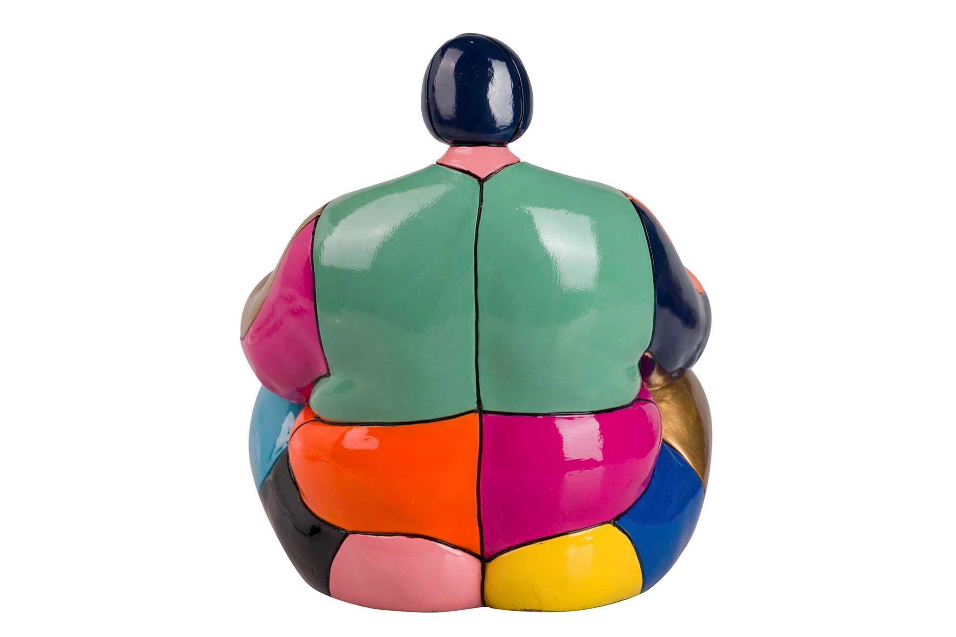 RESIN WOMAN FIGURE 21x19x22 CM