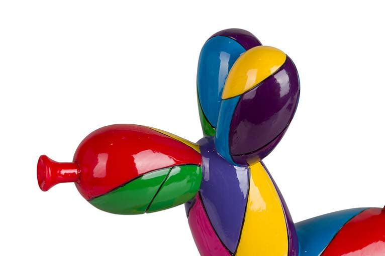 POP ART RESIN BALLOON DOG FIGURE 28x10x28 CM