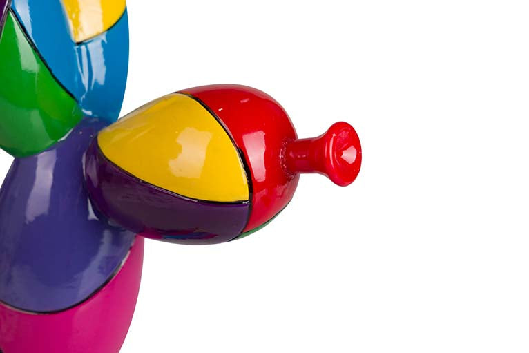 POP ART RESIN BALLOON DOG FIGURE 28x10x28 CM